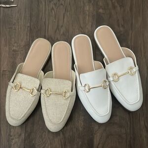 Elegant Neutral Women's Slip-On Loafers